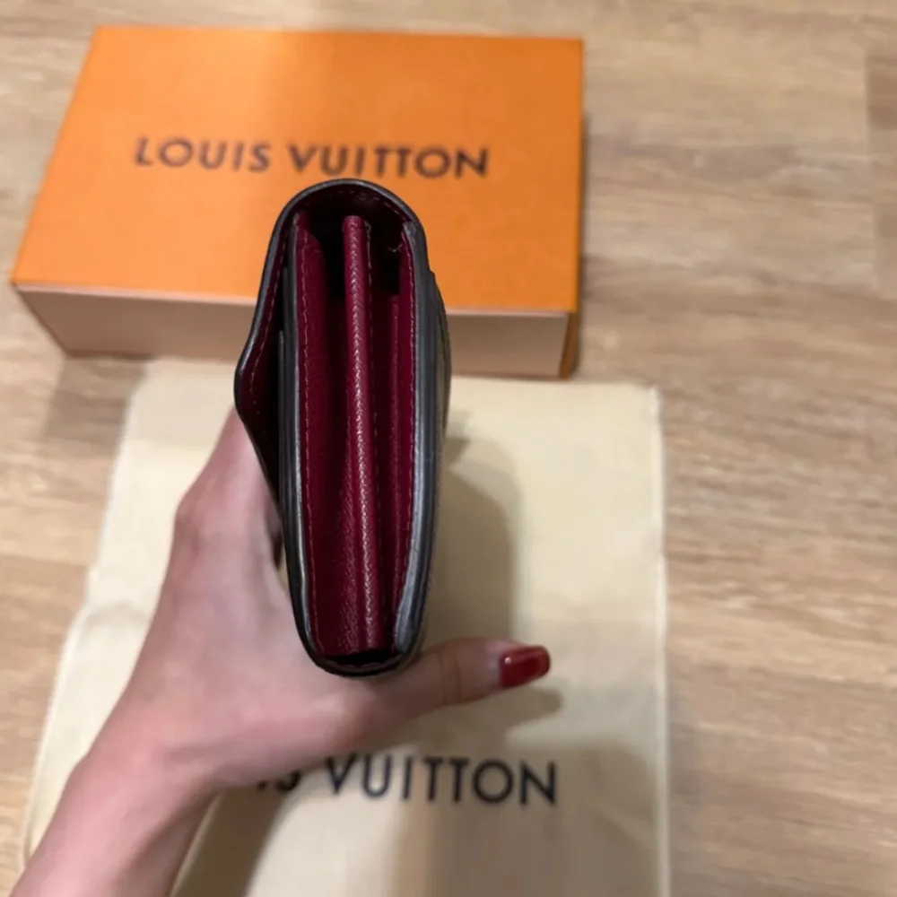 Louis Vuitton Monogram Canvas Red Interior Women’s Wallet